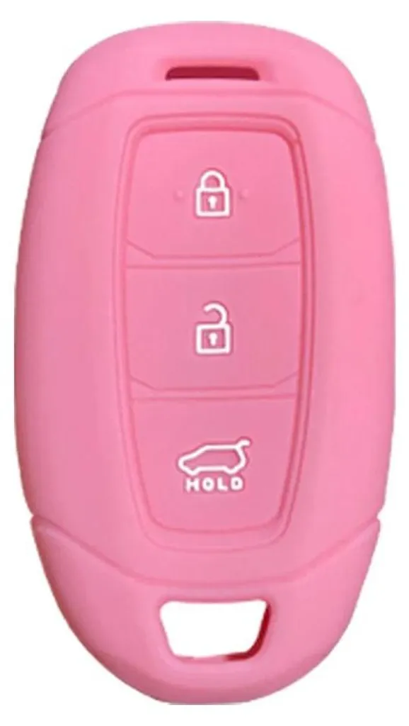 Étui de clé rose antichoc : fini les boîtiers cassés et rayés en silicone