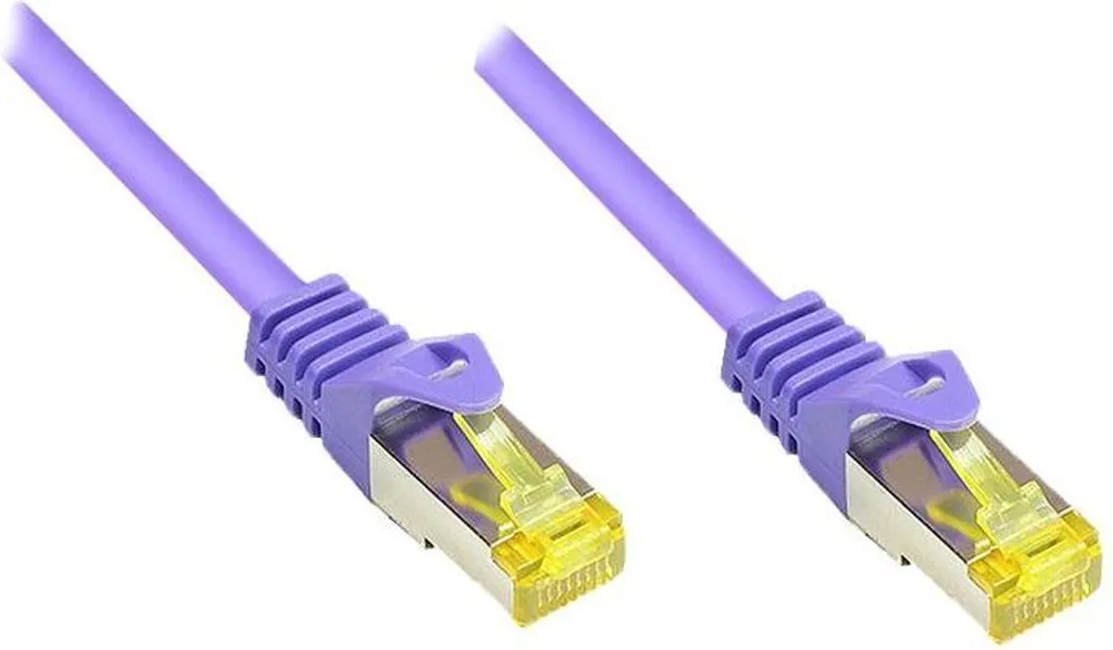 Câble réseau Cat 7 S/FTP Good Connections violet de 15m pour Ethernet