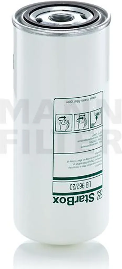 Filtre à Huile MANN-FILTER LB 962/20 avec Séparation d'Air de Précision