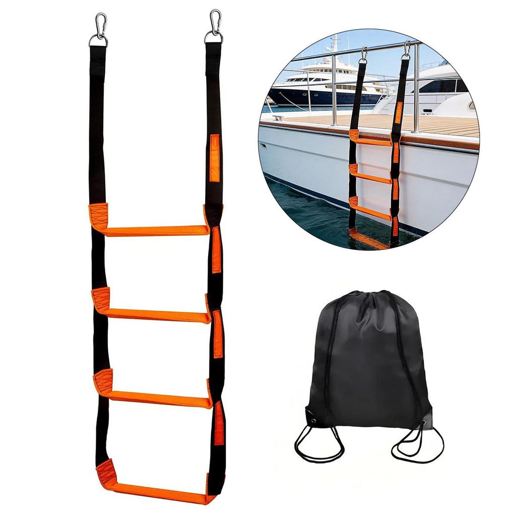Aufblasbare Bootsleiter faltbar 600lbs – Dock-Treppe Produktbild 
