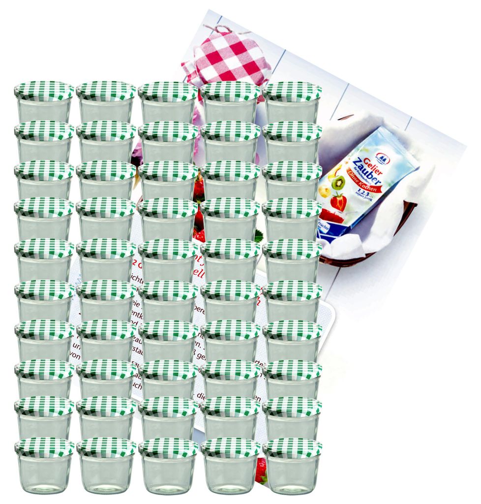 zestaw 50 kieliszków do przetworów 230 ml Słoik do Zdjęcie produktu 