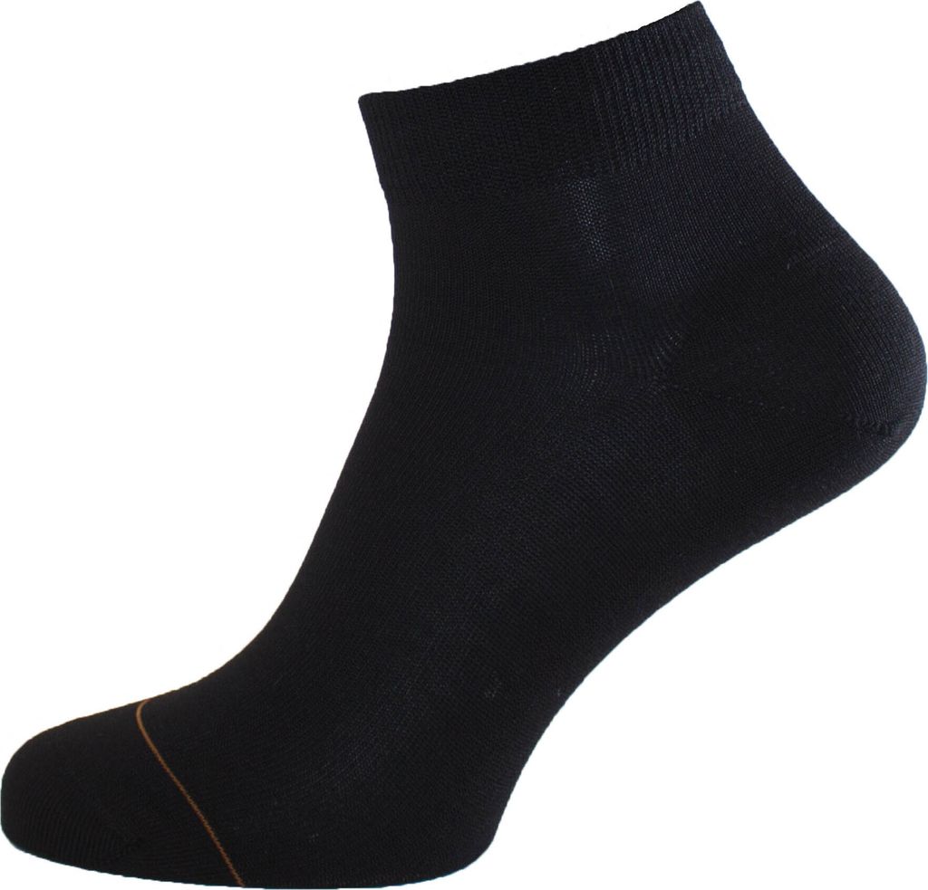 ALBERT KREUZ Damen Sneaker Socken Baumwolle mit Cashmere Innenseite Schwarz, 36-38