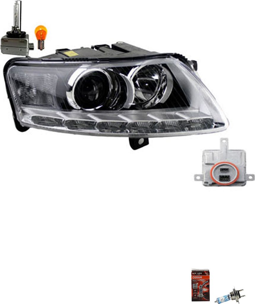 Scheinwerfer Osram Xenarc Night Breaker Laser passend für Audi A6 4F 08-03/11 RE 4E0907476 63126907488 63120150614 2M5Z13C170AA 2M5112K072AA A0 Johns
