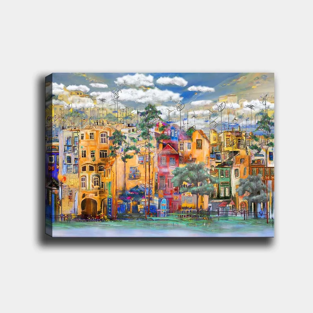 Tableau 100% Toile Wallity 70x100 cm Couleurs Vives Impression de Qualité - 2
