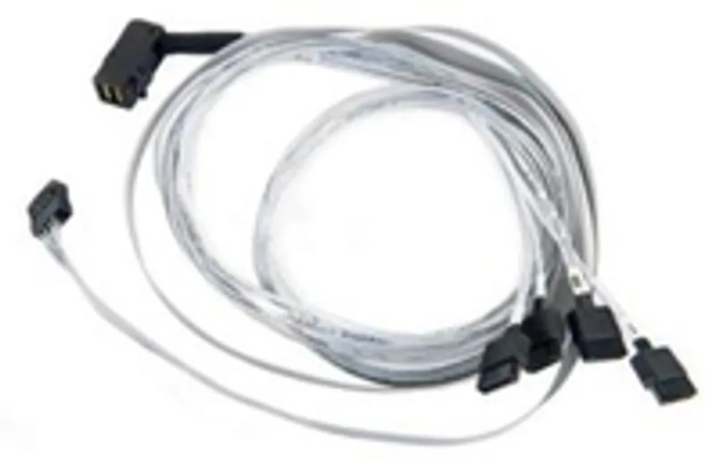 Câble Interne Mini SAS HD SFF-8643 vers 4 SATA I-Ra-Hdmsas-4Sata-Sb 0.8m