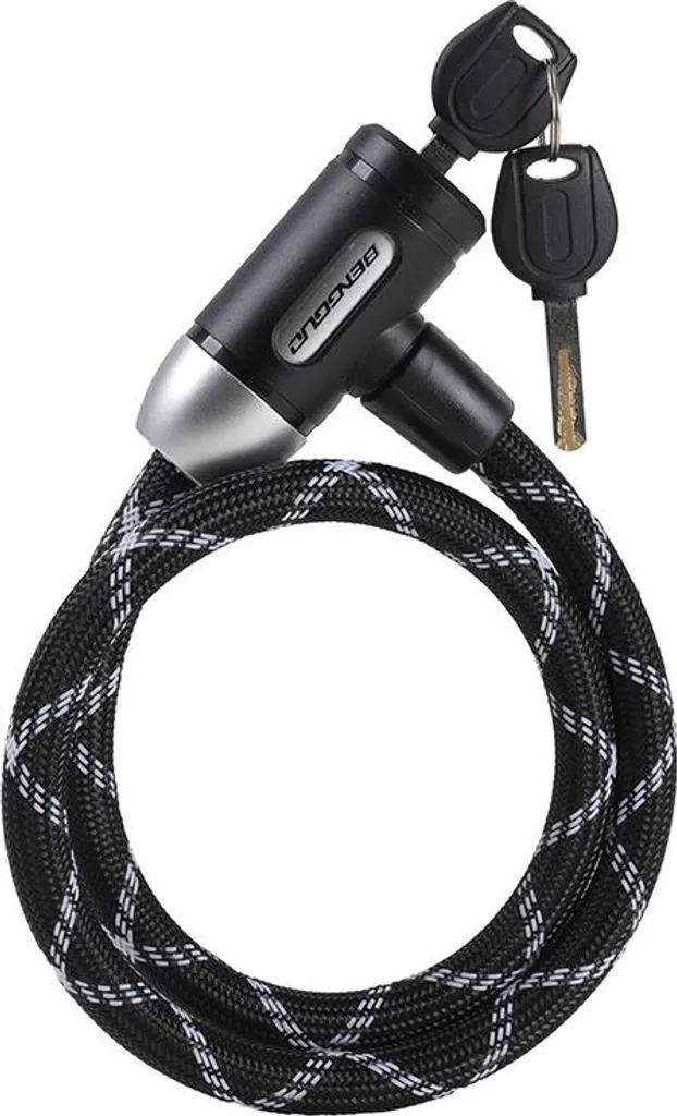 INF Lucchetto Bici Antifurto - Acciaio e Nylon per MTB e Strada - 1