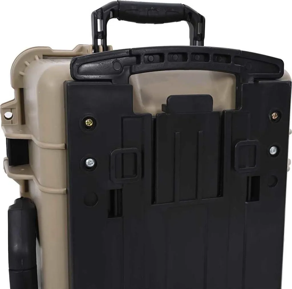 Bagage cabine rigide sable 56cm : valise polypropylène et ABS résistante - 6