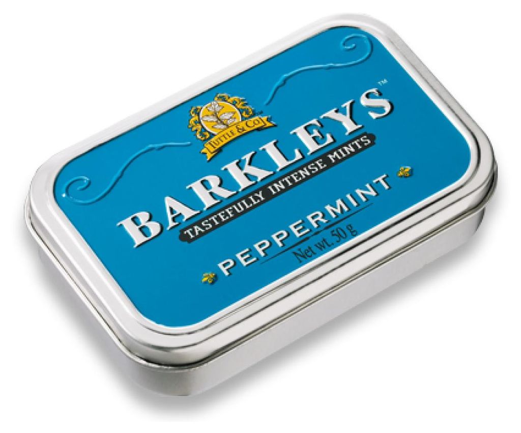 Barkleys Peppermint Pfefferminz in einer Metalldose 50g 6er Produktbild 