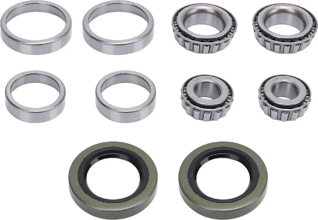 Kit Moyeu de Remorque avec Roulements LM11949 LM11910 pour Axe 1 1/4