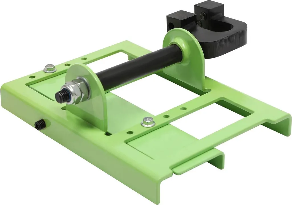 Supporto Taglio Legno Verticale per Motosega | Acciaio Verde Portatile