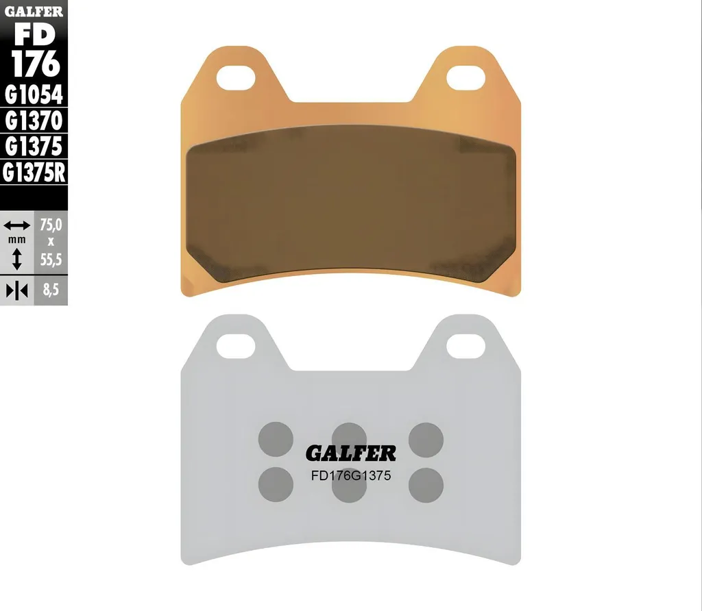 Plaquettes de frein avant Galfer anti-surchauffe pour Hypermotard et Brutale