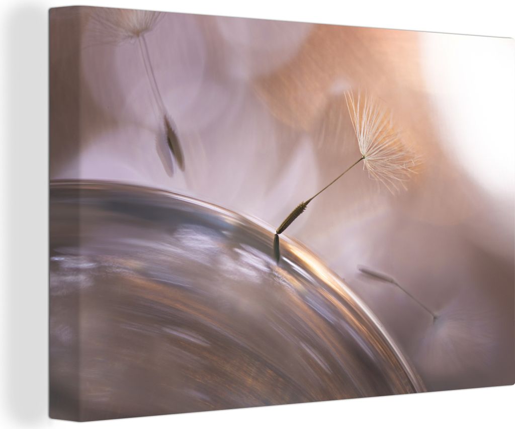 OneMillionCanvasses - Leinwandbilder - 150x100 cm, Löwenzahnsamen - Abstrakt - Himmel, Wandbilder Kunstdruck Wanddekoration - Foto auf Leinwand ...