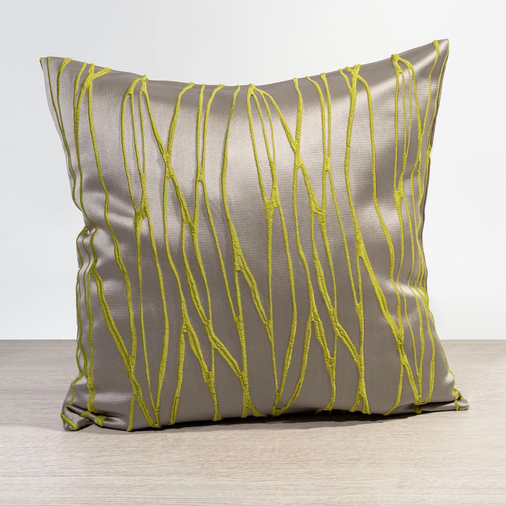Kissen von Lysel - grün Obella 46x46, reines Polyester Dekokissen