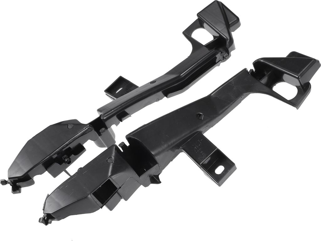 Stoßfängerhalterung Nr. 5211560071/5211660131 - Linke rechte Stoßfängerhalterung für Toyota Cruiser 2003-2008 - ABS-Kunststoff schwarz - 1 Paar