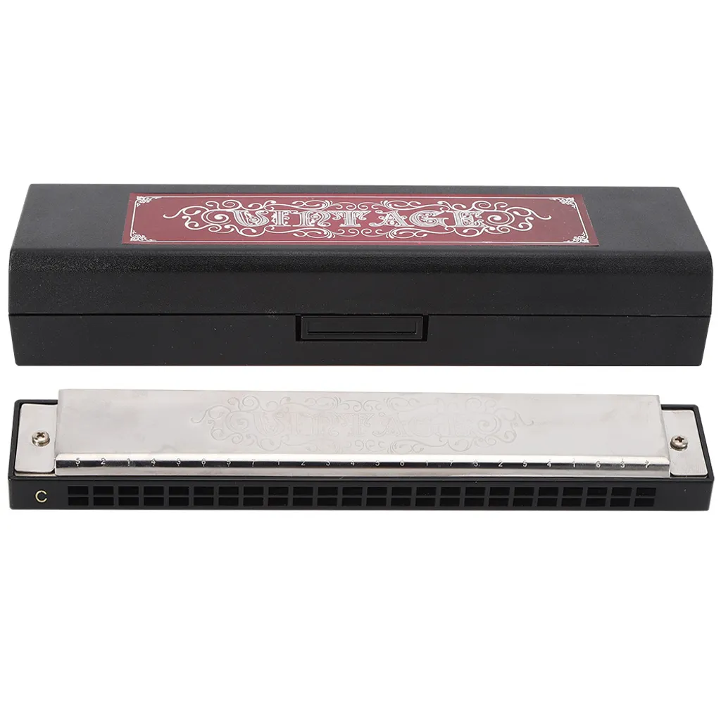 Instrument de musique harmonica à vent 24 trous - Modèle Mouthorgan