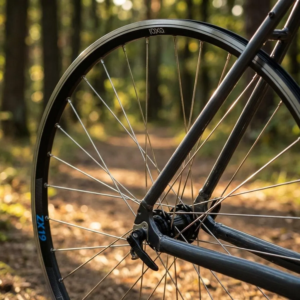 Roue arrière anti-voile Exal HR ZX19 28 pouces pour vélo de randonnée