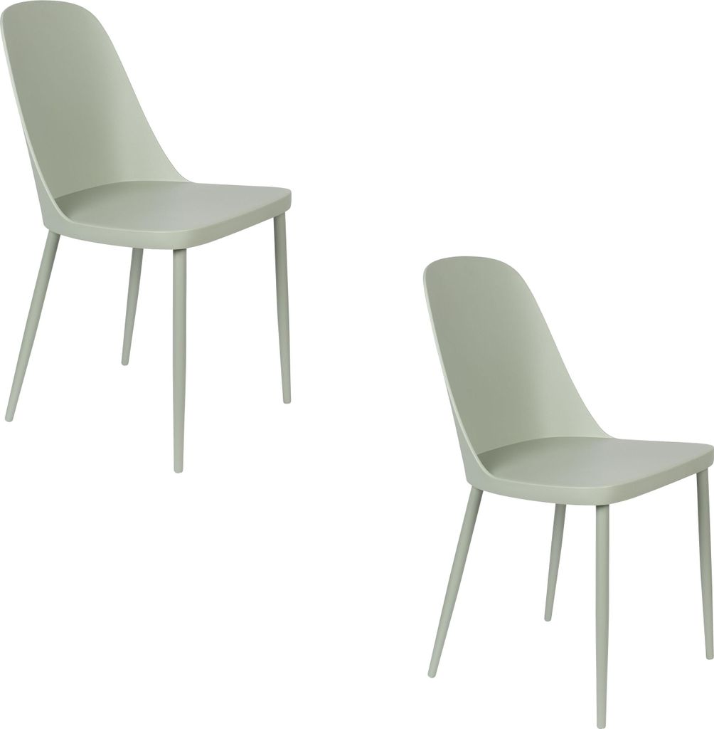 Housecraft Living Pip Esszimmerstuhl Grün - 2 er Set