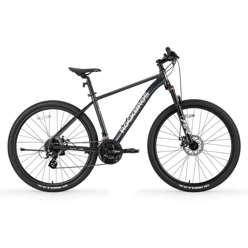 ROCKBROS MT200 Fahrrad 27,5 Zoll Scheibenbremse mit 24 Gang(3*8) MTB 16 Zoll Rahmen Schwarz