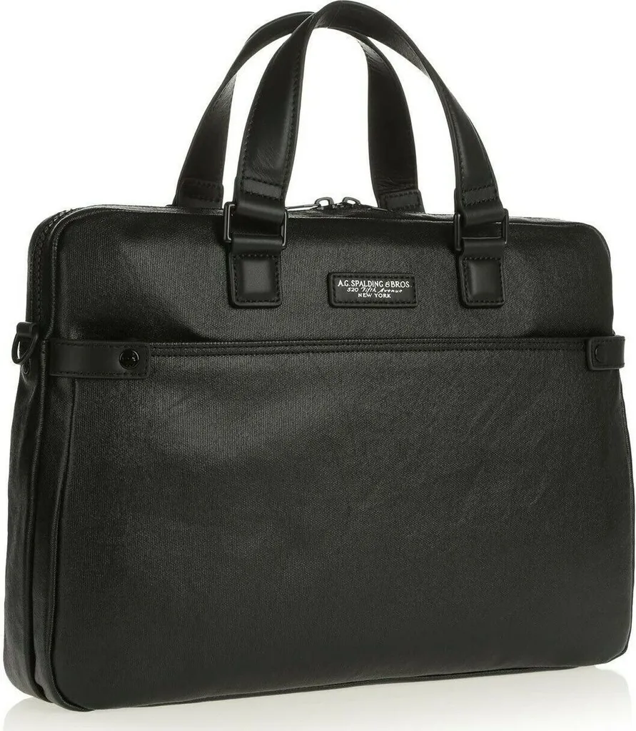Sac à bandoulière A.G.Spalding&Bros. 970814 en cuir noir unie