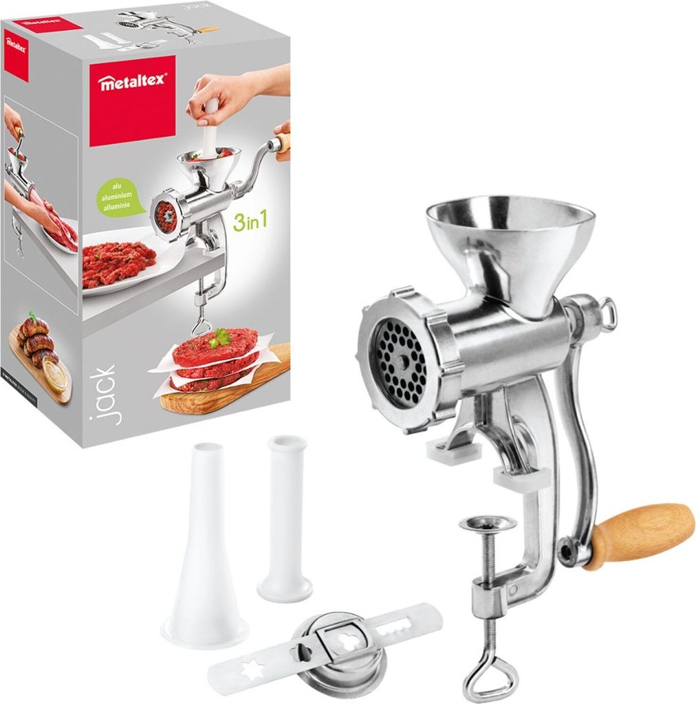 Metaltex Mlynček na mäso 3 v 1 Jack Aluminium Obrázok produktu 2