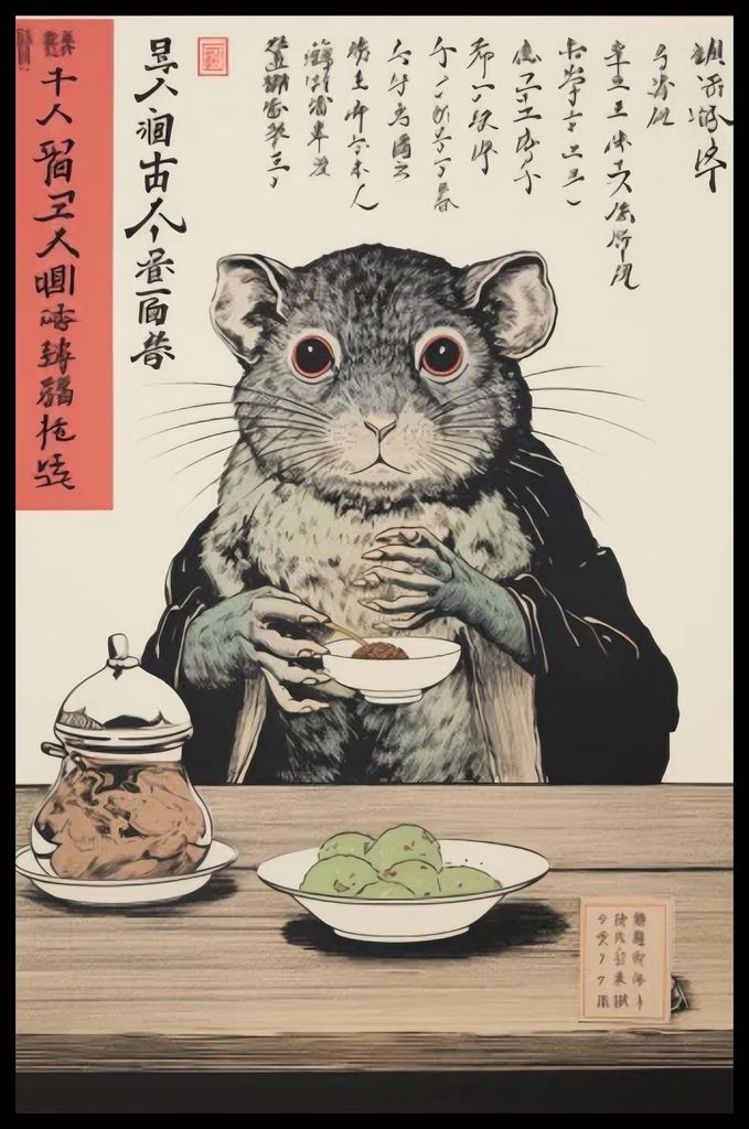 Plakat 53x81cm Kulinarische Überlegungen