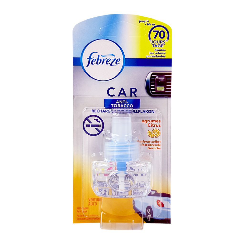 Febreze Car Lufterfrischer Anti-Tabak Citrus, 7 ml Produktbild 