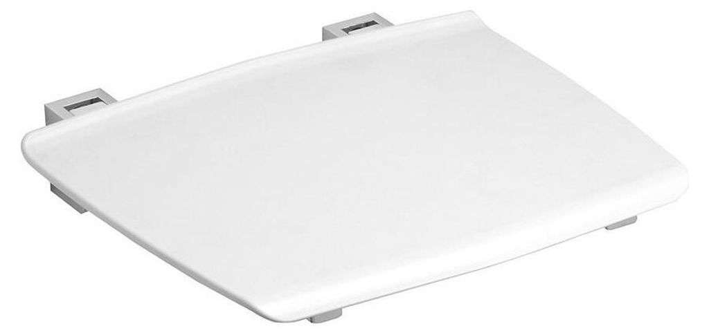 Gelco doucheklapstoel, 32,5x32,5 cm, wit Productafbeelding 