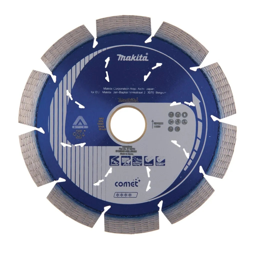 Makita disco da taglio diamantato Comet 125 x 22,23 x 10 mm - Comet