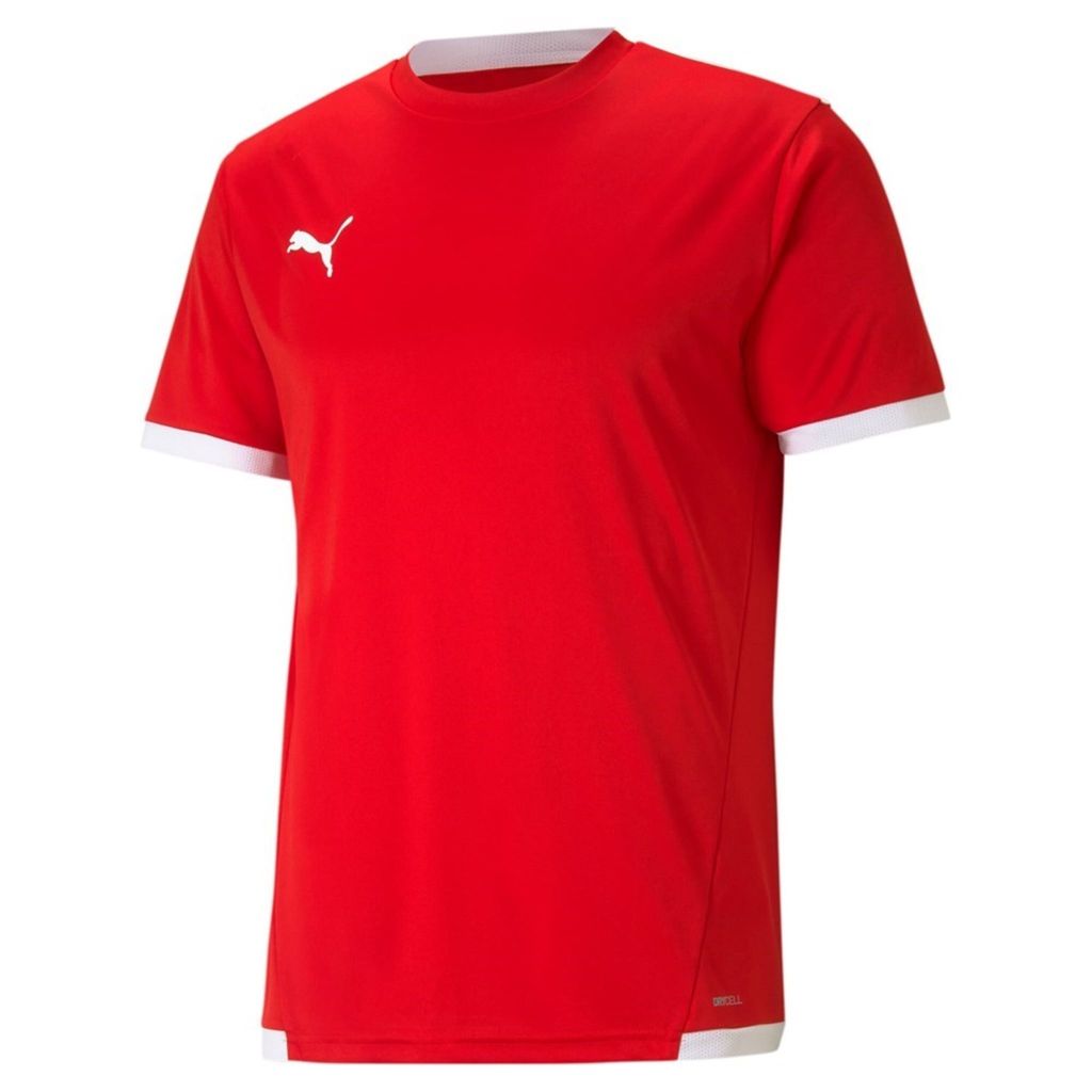 Puma Teamliga Trikot Kurzarm Herren - Rot / Weiß