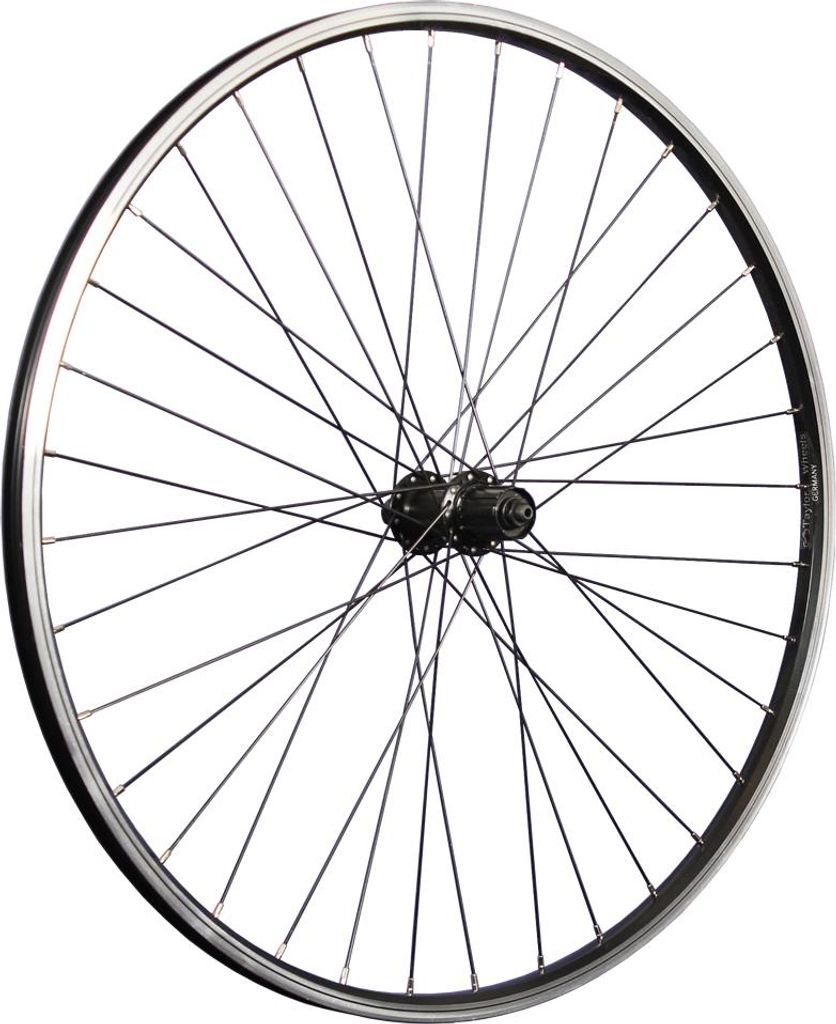 28 Zoll Hinterrad Hohlkammer Shimano Cues FH-QC300 7-11 fach schwarz Disc
