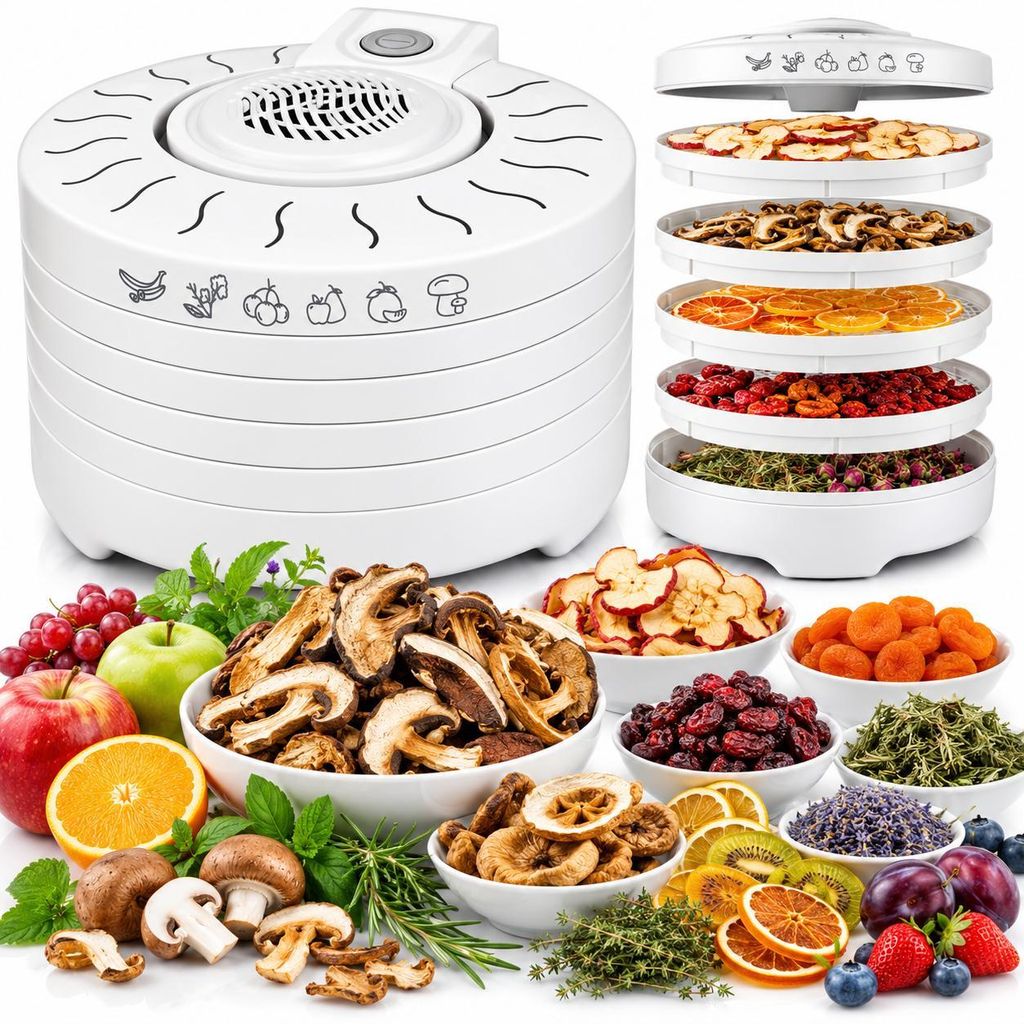 Suszarka do grzybów, warzyw, owoców, 5 sit MPM MSG-01 Zdjęcie produktu 