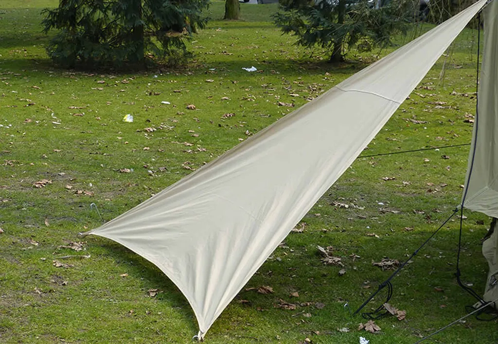 Tenda Triangolare 3m Cotone Tentex TC32 | Shelter per Bushcraft e Garden
