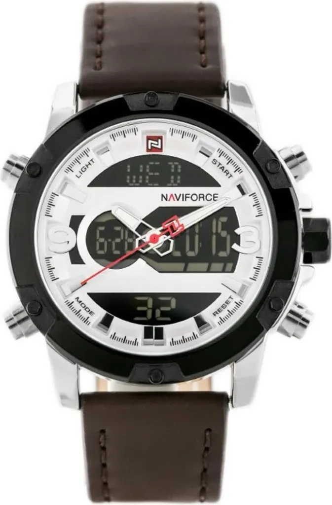 Naviforce NF9097 Montre Homme Étanche 3ATM avec Alarme et Chronographe