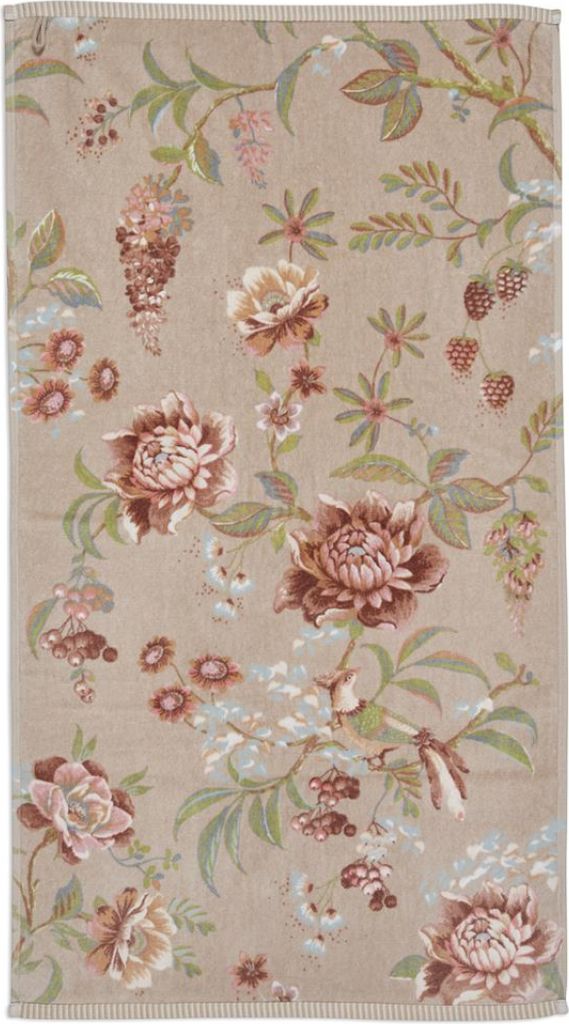 PIP STUDIO Secret Garden Handtuch khaki 55x100cm (1 Stück) Produktbild 