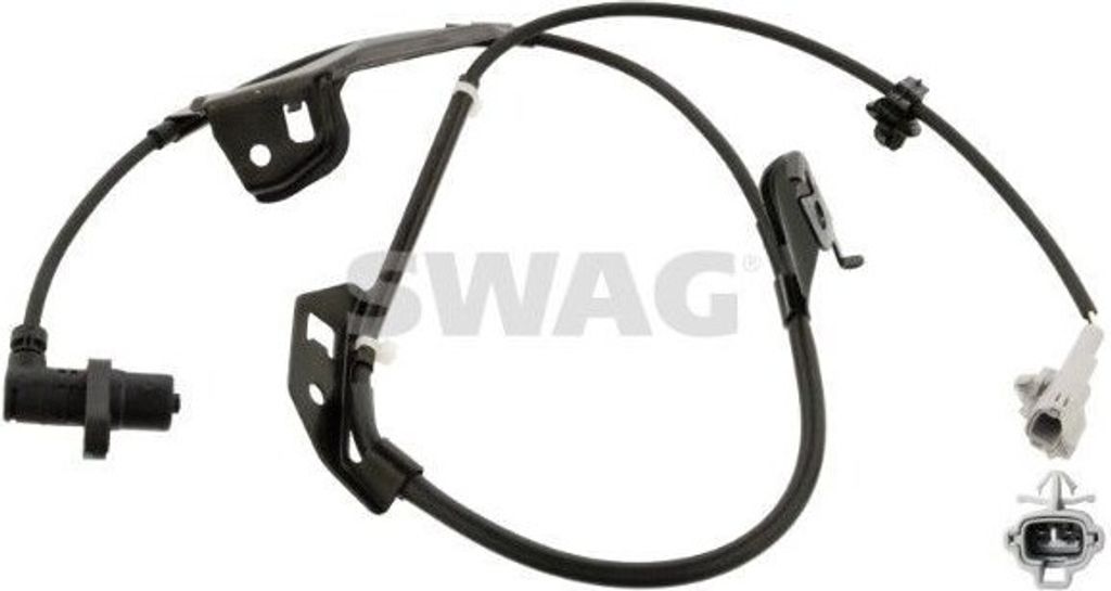 SWAG ABS Sensor Raddrehzahl Vorne Rechts für TOYOTA RAV 4 II (CLA2, XA2, ZCA2, ACA2) 33 10 5888