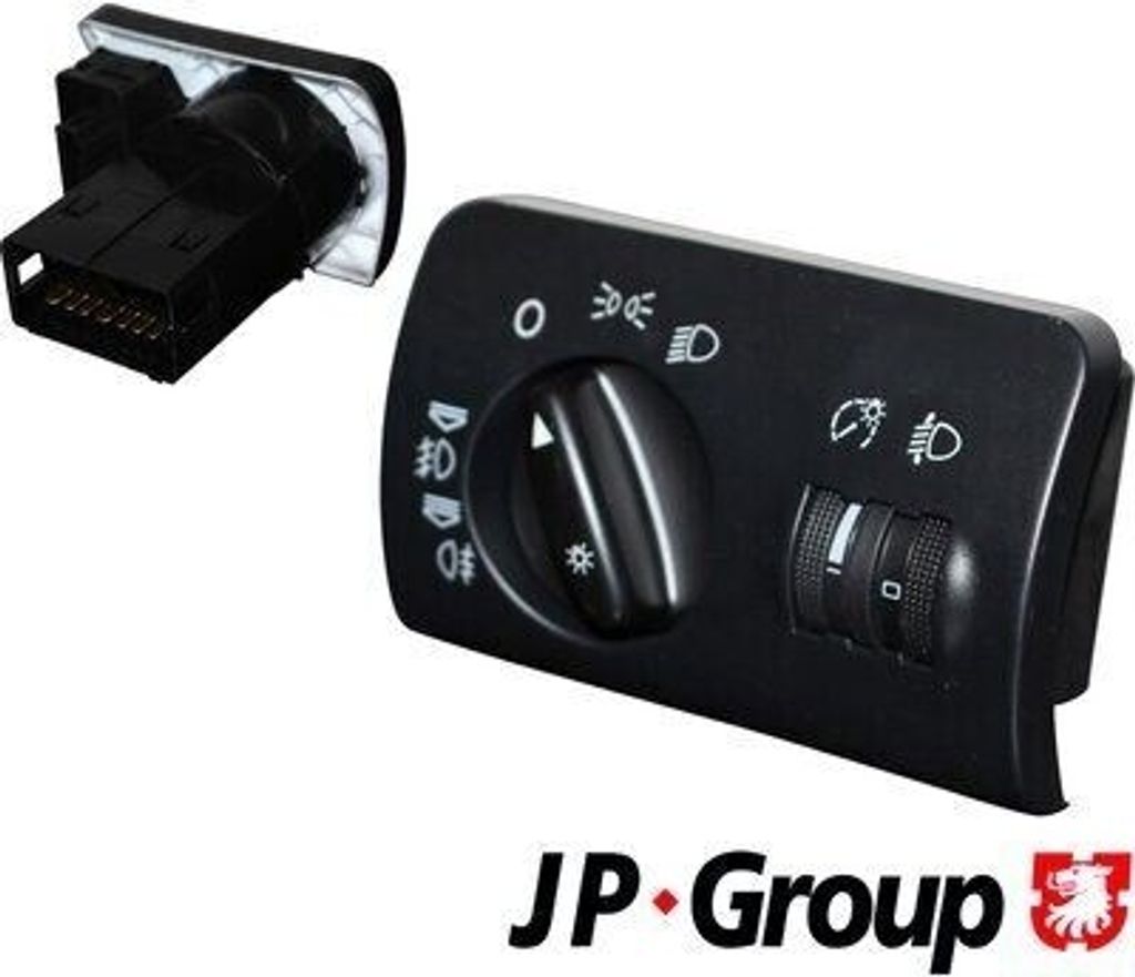 JP GROUP Lichtschalter Hauptlicht Lichtschalter 1196102100 für AUDI A6 Avant (4B5, C5) A6 Limousine (4B2, C5)