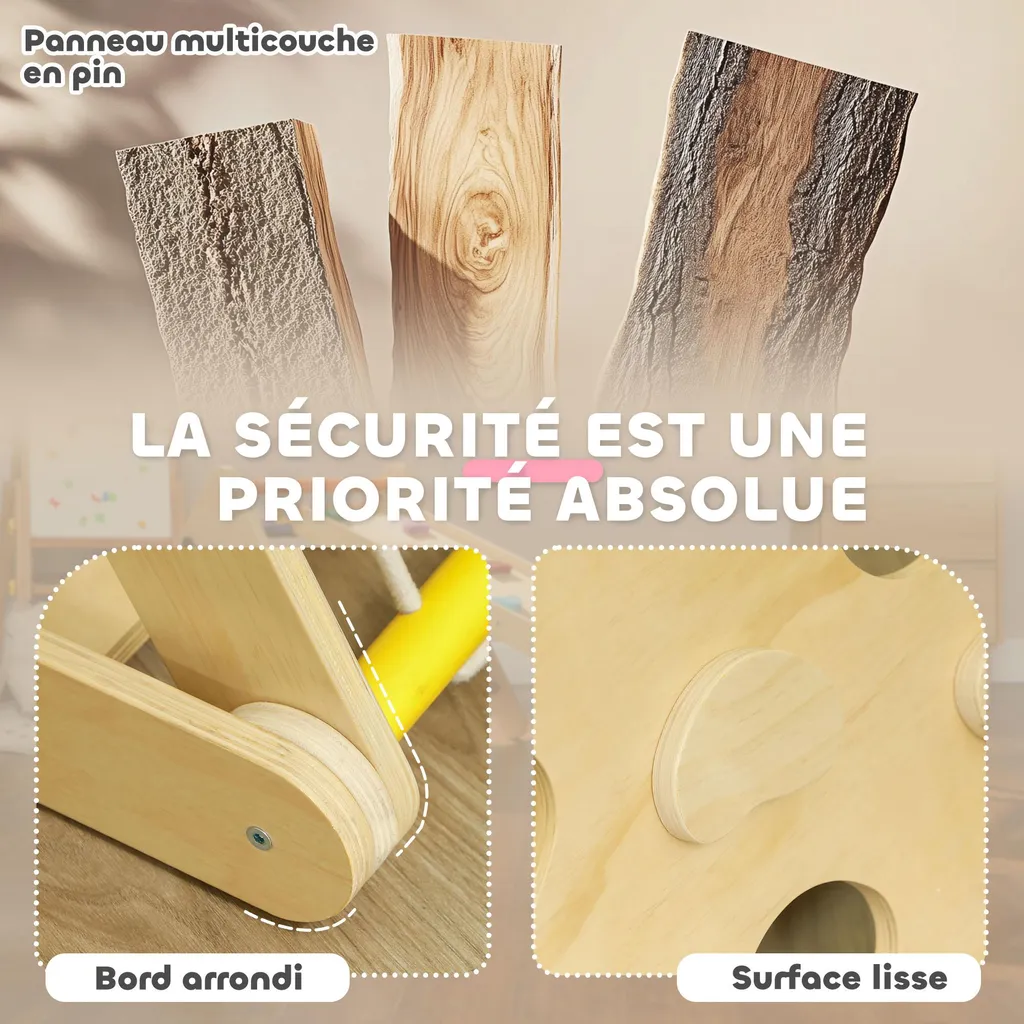 Triangle d'escalade 5 en 1 multicolore charge 50 KG AIYAPLAY - 4