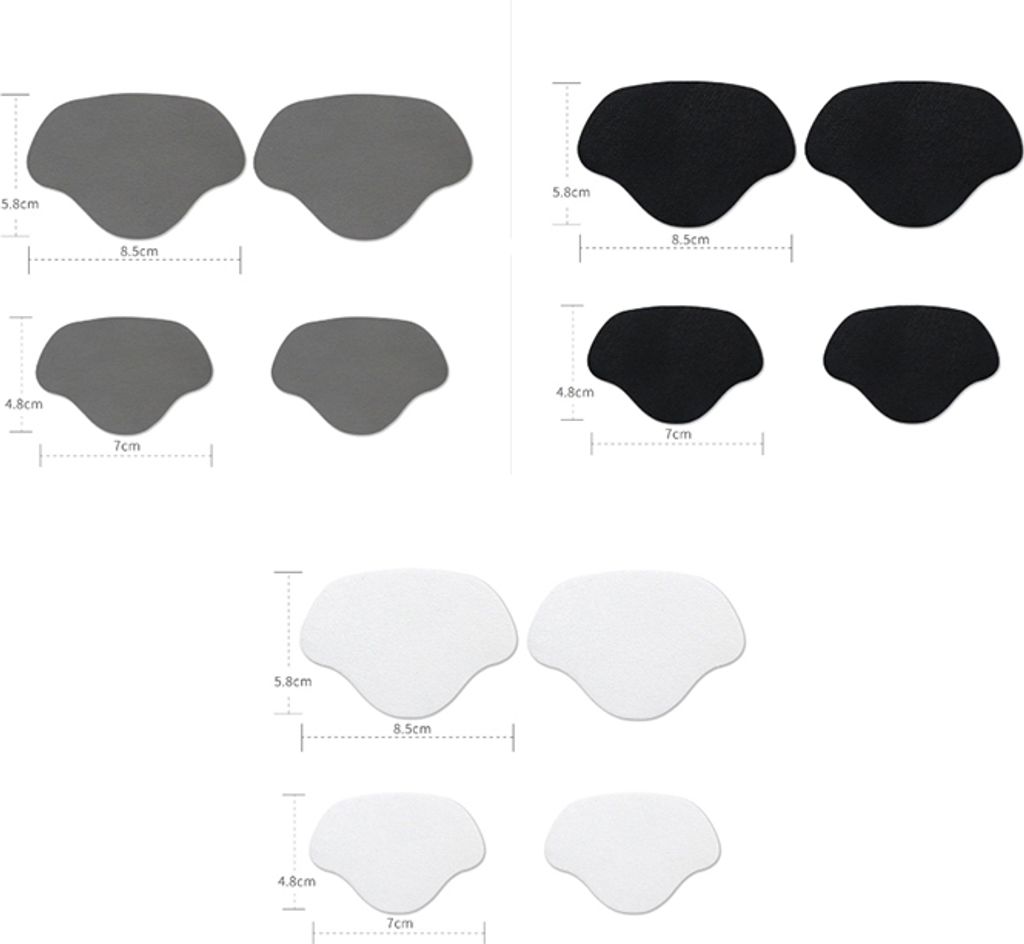 INF Fersenreparaturflicken für Sneaker - 3 Sets (12 Stück) Produktbild 