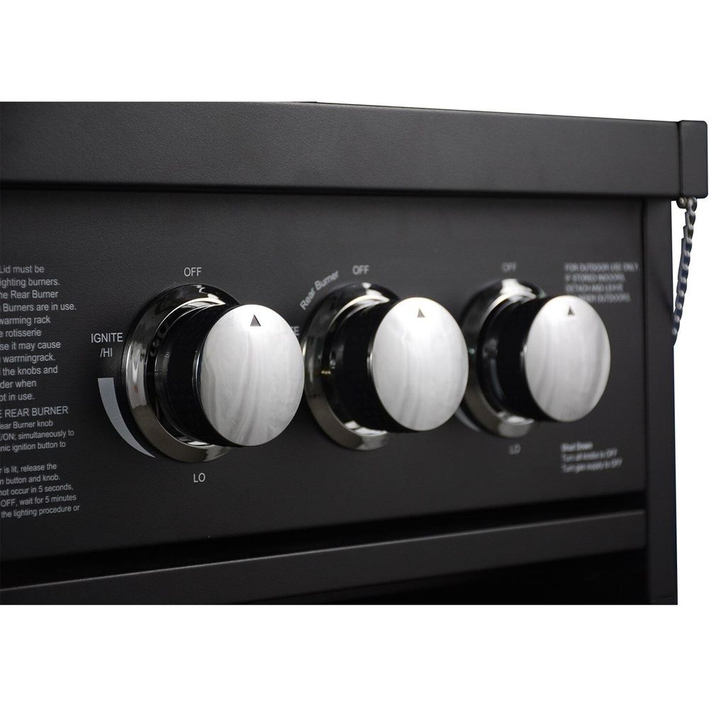 GORILLER BLACKBACK M8 Outdoor-Küche - Grill Mit Kühlschrank