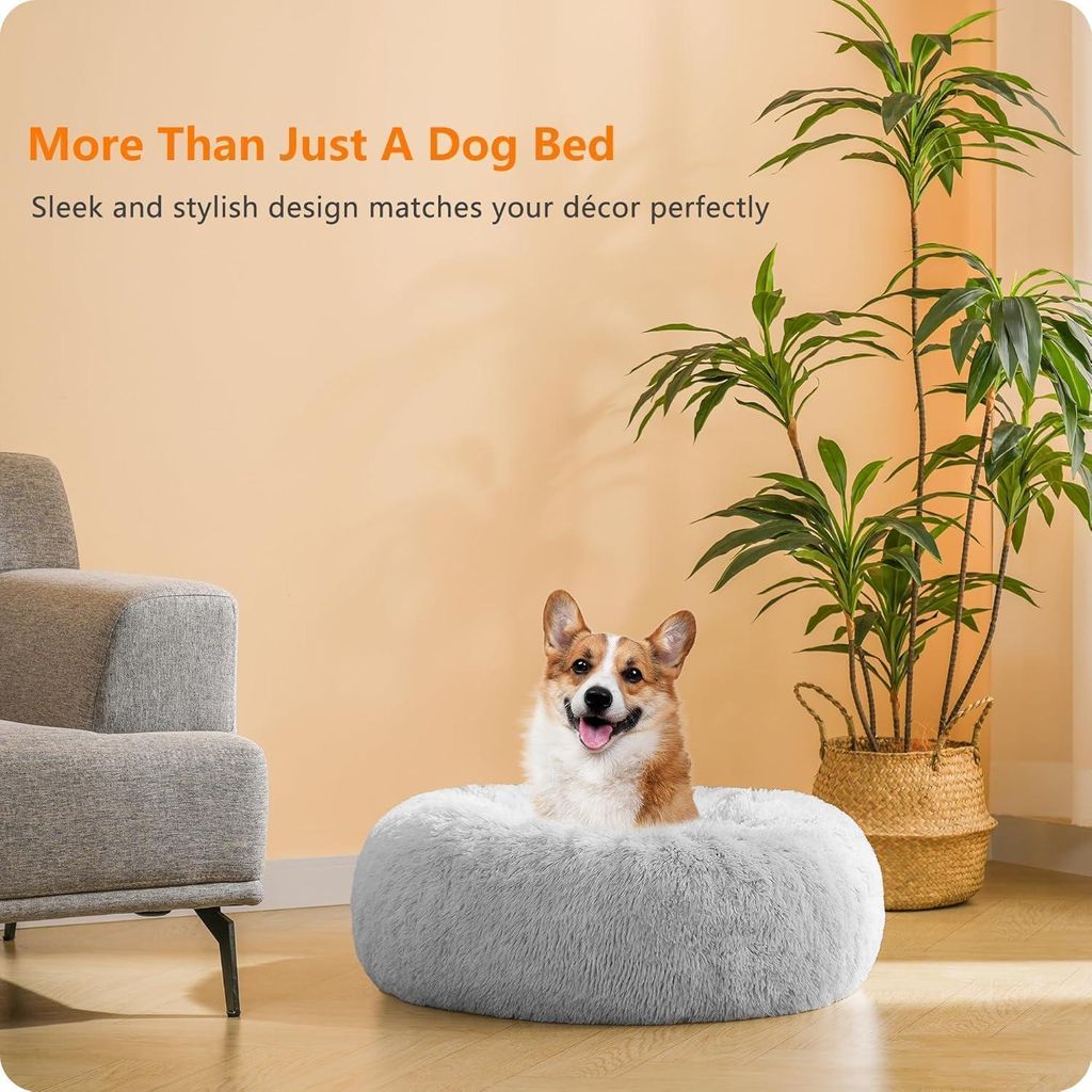Orthopädisches Hundebett XXL Rund – Kuschelig, Waschbar & Antistress Für Große Hunde