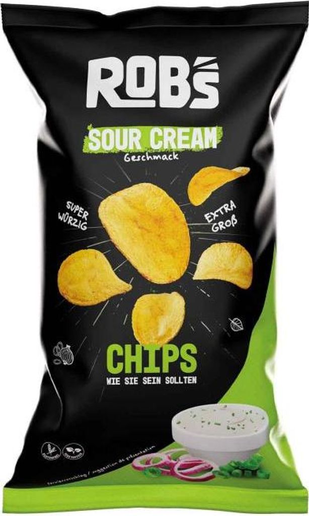 Rob's Chips Sour Cream 120g Produktbild 