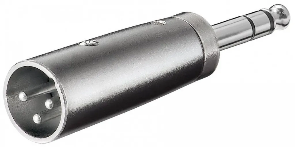 Adattatore Audio Goobay 27515: XLR Maschio verso Jack 6.3mm Stereo