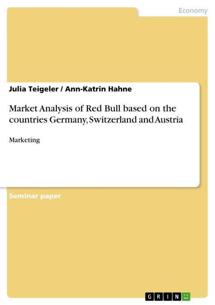 Market Analysis of Red Bull based on the countries Germany, Switzerland and Austria