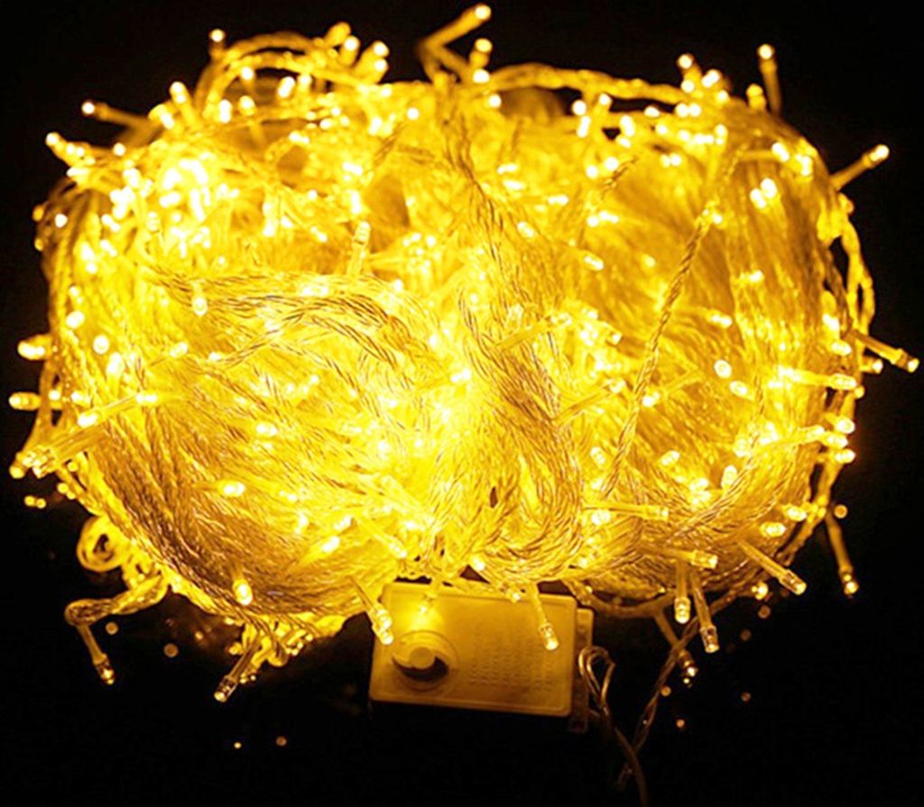 100M 2000LED 8 Leuchtmodi LED Lichterkette für Weihnachtsbaum Party Garten Dekoration Weihnachtsbeleuchtung Lichterketten Innen Lichtschlauch Strom