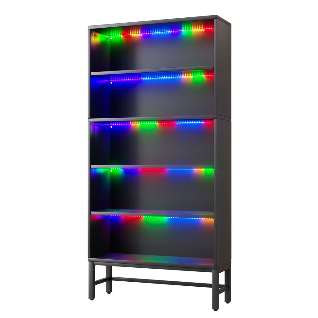 Vitrine Standvitrine mit einstellbarer Beleuchtung, Produktbild 