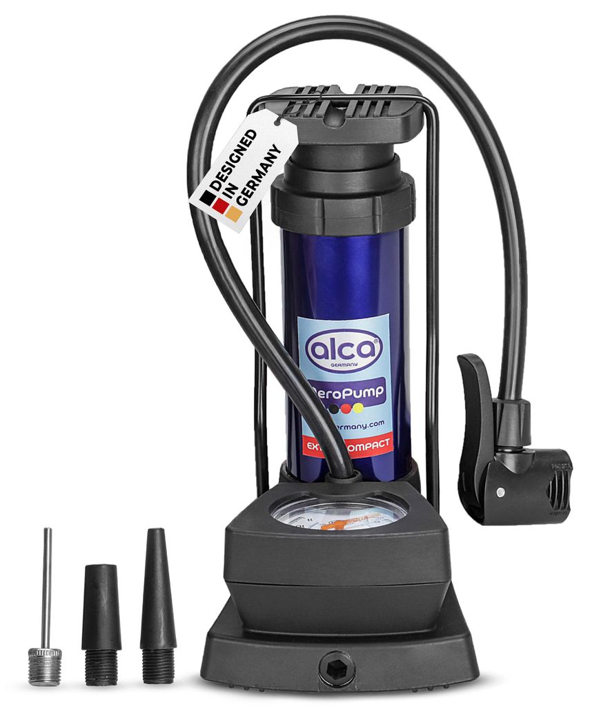 alca® Pompe à pied 11 bar avec manomètre et valve Image du produit 