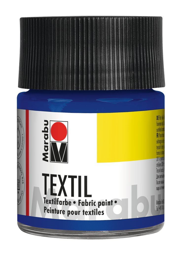 Marabu 1716 05 052 Textilná stredne modrá 50 ml Obrázok produktu 