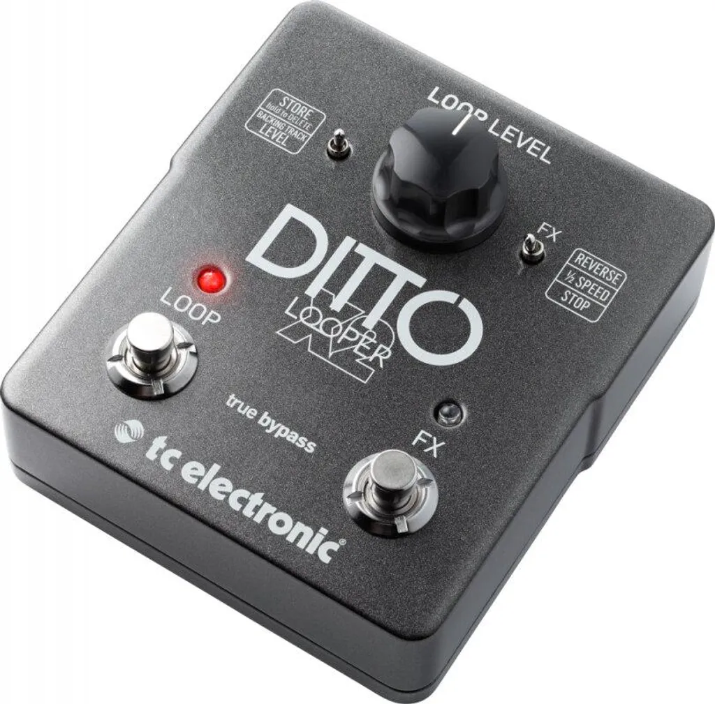 Looper double switch sans latence TC Electronic Ditto X2 pour scène