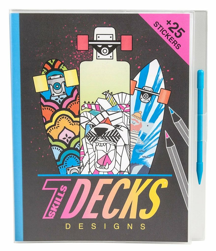 Depesche 7 Skills Decks Designs Malbuch Produktbild 