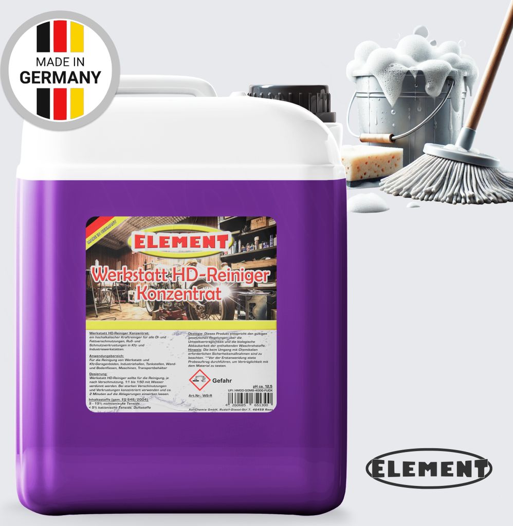 Element Werkstattreiniger | 5 Liter | Konzentrat | Produktbild 